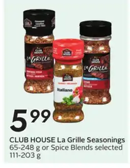 Sobeys La Grille Seasonings offer