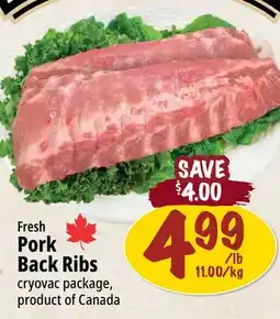 Farm Boy Fresh Pork Back Ribs offer