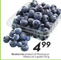 Sobeys Blueberries offer