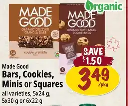 Farm Boy Made Good Bars, Cookies, Minis or Squares offer