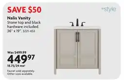 Home Hardware Nalis Vanity Stone offer