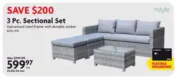 Home Hardware 3 Pc. Sectional Set offer