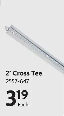 Home Hardware 2' Cross Tee Suspended Ceiling Grid offer
