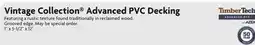Home Hardware Vintage Collection Advanced PVC Decking offer