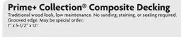 Home Hardware Prime + Collection Composite Decking Coconut Husk offer
