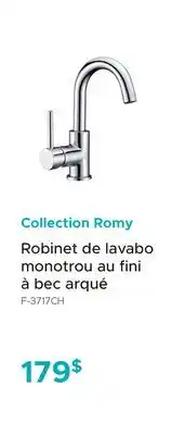 Bath Depot Collection Romy Robinet de lavabo monotrou au fini à bec arqué offer