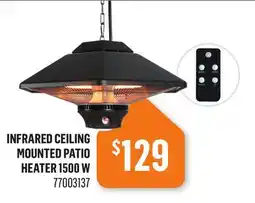 Canac Infrared Ceiling Mounted Patio Heater offer