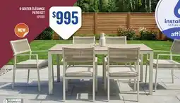 Canac 6-Seater Élégance Patio Set offer
