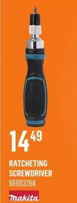 Canac Ratcheting Screwdriver offer