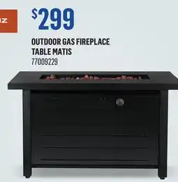 Canac Outdoor Gas Fireplace Table offer