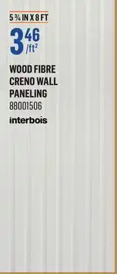 Canac Wood Fibre Creno Wall Paneling offer
