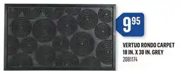 Canac VERTUO Rondo Carpet 18 in. x 30 in. Grey offer