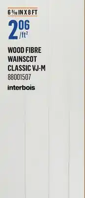 Canac Wood Fibre Wainscot Classic VJ-M offer