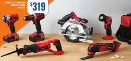 Canac 6 Pieces 18 V Lithium-Ion Cordless Combo offer