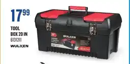 Canac Tool Box 20 in offer