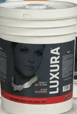 Canac Luxura Kitchen Bathroom Interior Latex Paint White& Colours 18.9L offer