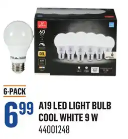 Canac A19 LED Light Bulb Cool White 9 W offer