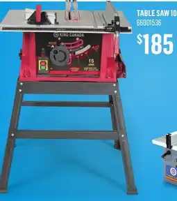 Canac Table Saw 10 in offer