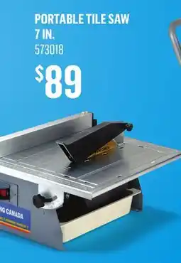 Canac Portable Tile Saw 7 in offer