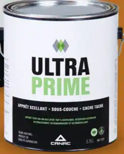 Canac UltraPrime 100% Acrylic Latex Primer-Sealer & Undercoat Interior and Exterior offer
