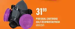 Canac P100 Dual Cartridge Half Respirator Mask offer