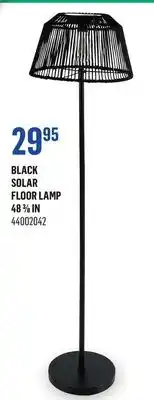 Canac Black Solar Floor Lamp offer