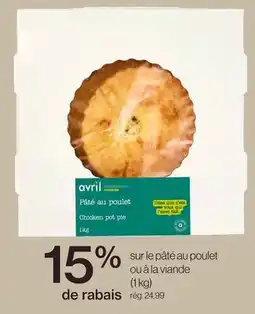 Avril Pâté au poulet ou à la viande offer
