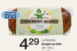 Avril Burger au tofu offer