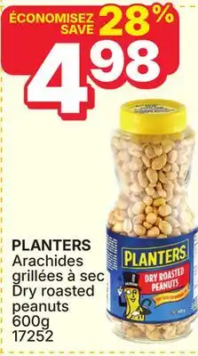 Rossy PLANTERS Dry roasted peanuts offer