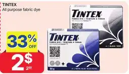 Rossy TINTEX All purpose fabric dye offer