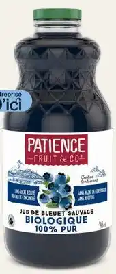 Avril Jus de bleuet sauvage pur bio offer