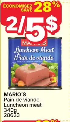 Rossy MARIO'S Luncheon meat offer