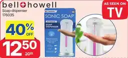 Rossy BELL+HOWELL Soap dispenser offer