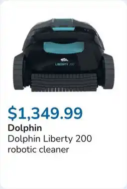 Club Piscine Dolphin Liberty 200 robotic cleaner offer