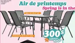 Rossy Patio dining set offer
