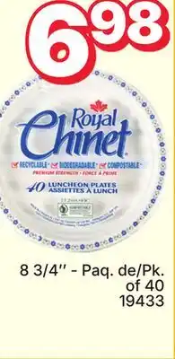 Rossy CHINET Asst. disposable plates offer