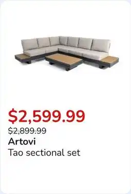 Club Piscine Tao sectional set offer