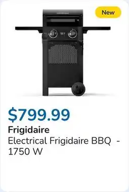 Club Piscine Electrical Frigidaire BBQ - 1750 W offer