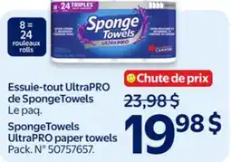 Walmart Spongetowels towels UltraPRO paper towels offer