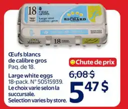 Walmart Large white eggs offer