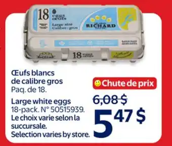 Walmart Large white eggs offer