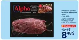 Walmart Alpha seasoned beef flap steak offer