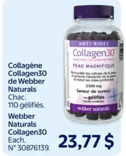 Walmart Webber Naturals Collagen30 offer