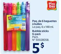 Walmart Bubble Sticks 6-pack offer