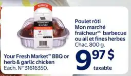 Walmart Your Fresh Market BBQ offer