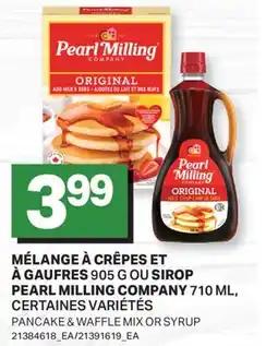 L'Intermarché MÉLANGE À CRÊPES ET À GAUFRES, 905 G OU SIROP, 710 ML | PANCAKE & WAFFLE MIX OR SYRUP offer
