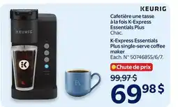 Walmart KEURIG K-Express Essentials Plus single-serve coffee maker offer
