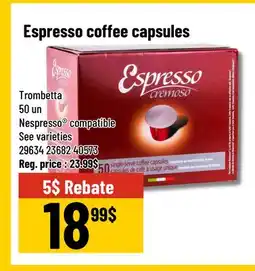 Mayrand Espresso coffee capsules offer