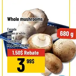 Mayrand Whole mushrooms offer