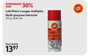 Home Hardware Multi-purpose lubricant offer